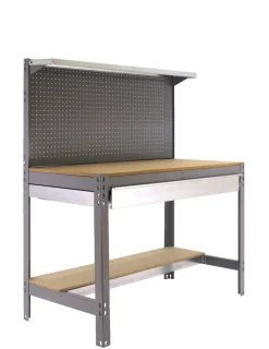 SIMONRACK - Etabli simonwork bt0 1200x750 gris/bois gris/bois 842x1210x760 - simonrack