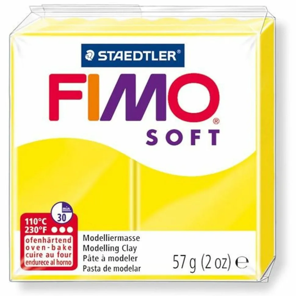 STAEDTLER - Pâte polymère 114 g - jaune