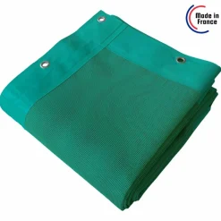 TECPLAST - Bâche brise vue micro-perforée tecplast mp460bv 3x6m - verte - garantie 5 ans