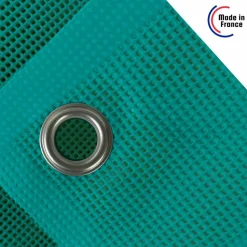 TECPLAST - Bâche brise vue micro-perforée tecplast mp460bv 3x6m - verte - garantie 5 ans