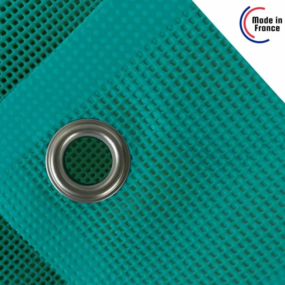 TECPLAST - Bâche micro-perforée tecplast mp460mu 4x5 m - verte - garantie 5 ans