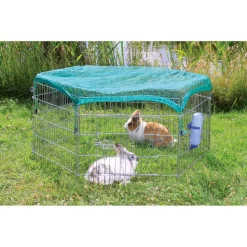 TRIXIE - Enclos extérieur avec filet pour animaux 63x60 cm argenté 6253