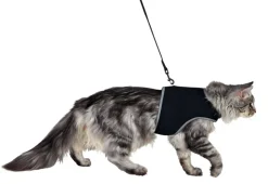TRIXIE - Harnais soft avec laisse chats