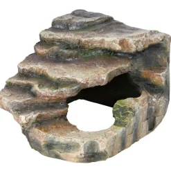 TRIXIE - Rocher d'angle avec grotte et plateforme 16 x 12 x 15 cm. Pour reptile.