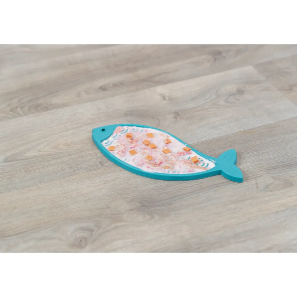 TRIXIE - Table à lécher lick'n'snack en forme poisson 28 cm pour chat