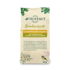TRUFFAUT BIODIVERSITÉ - Graines de cacahuètes pour oiseaux du jardin - 4 kg