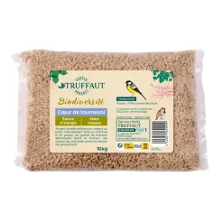 TRUFFAUT BIODIVERSITÉ - Graines de cœurs de tournesol pour oiseaux du jardin - 10 kg