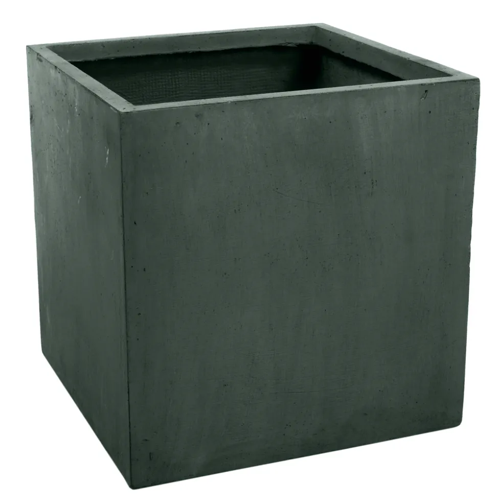 TRUFFAUT - Cube Jin, anthracite L. 30,5 x l. 30 x H. 30 cm
