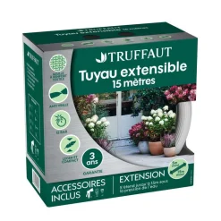 TRUFFAUT - Tuyau d'arrosage extensible 15m