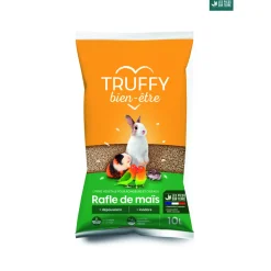 TRUFFY - Litière végétale de maïs Truffy bien être 10L
