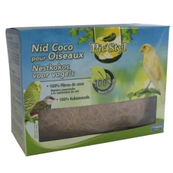 TYROL - Nid fibre de coco oiseaux, naturel L 65xl35xh48