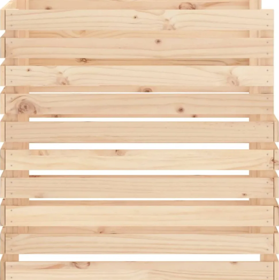 VIDAXL - Composteur 80x80x78 cm bois massif de pin