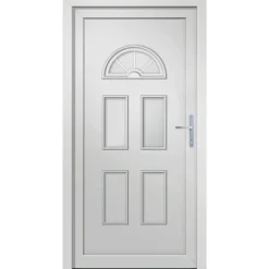 VIDAXL - Porte d'entrée blanc 98x198 cm pvc