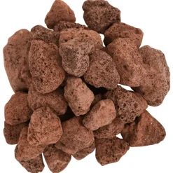 VIDAXL - Roches volcaniques 25 kg rouge 3-5 cm