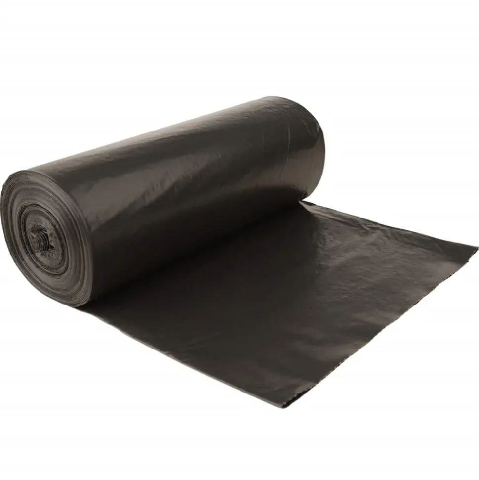 VIDAXL - Sacs poubelles 150 pcs noir 240 l