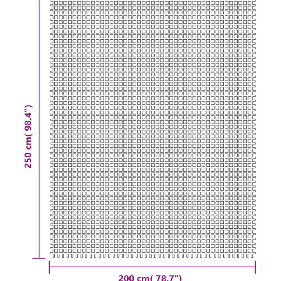 VIDAXL - Tapis de tente crème 2,5x2 m