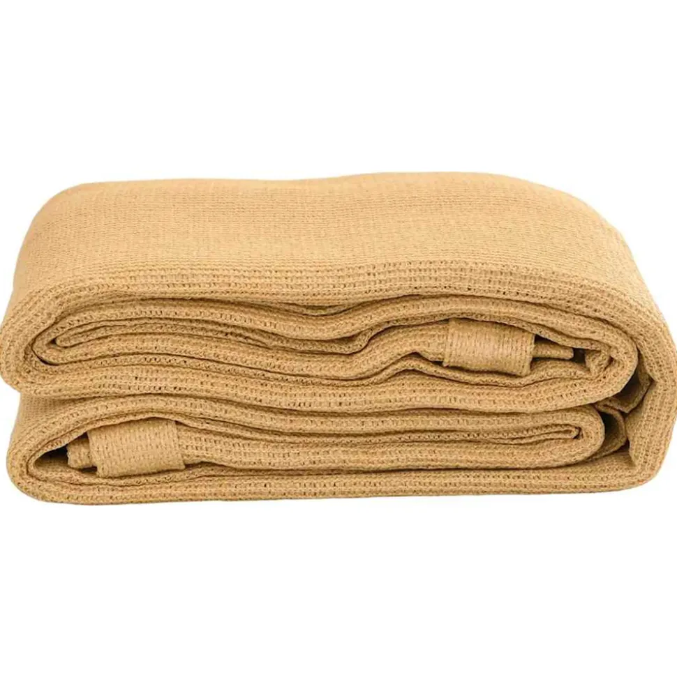 VIDAXL - Tapis de tente sable 250x500 cm pehd