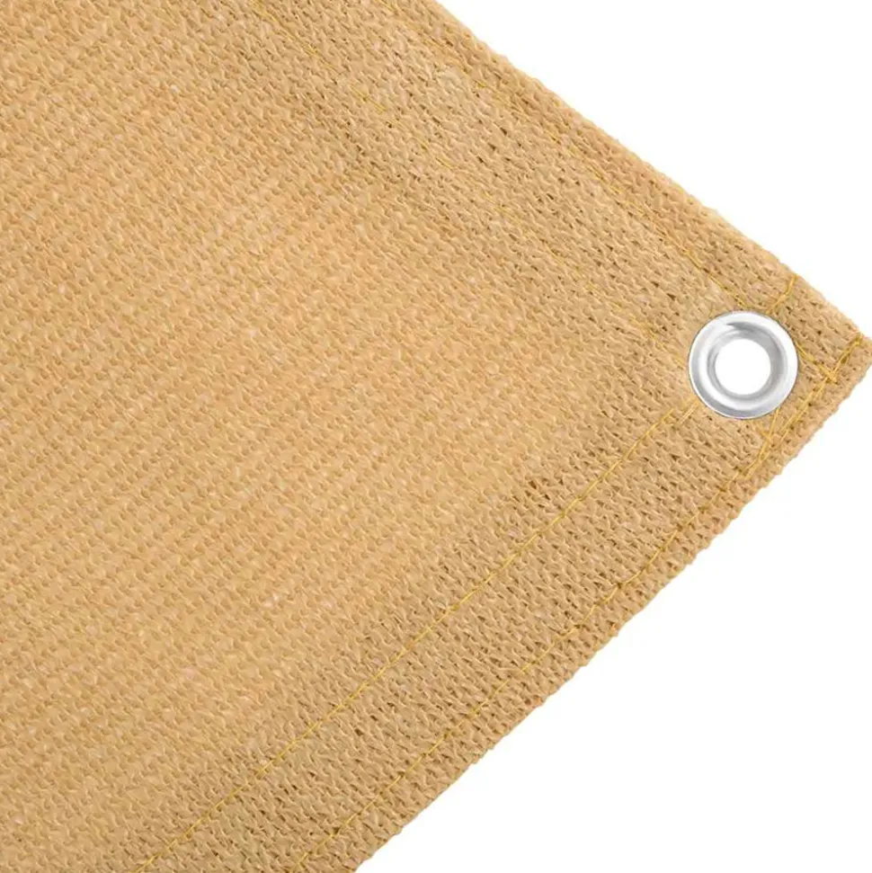 VIDAXL - Tapis de tente sable 200x200 cm pehd