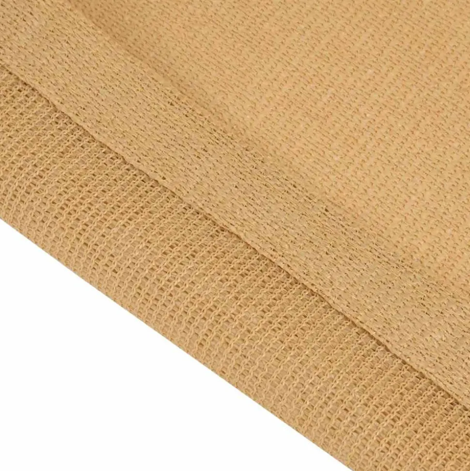 VIDAXL - Tapis de tente sable 200x200 cm pehd
