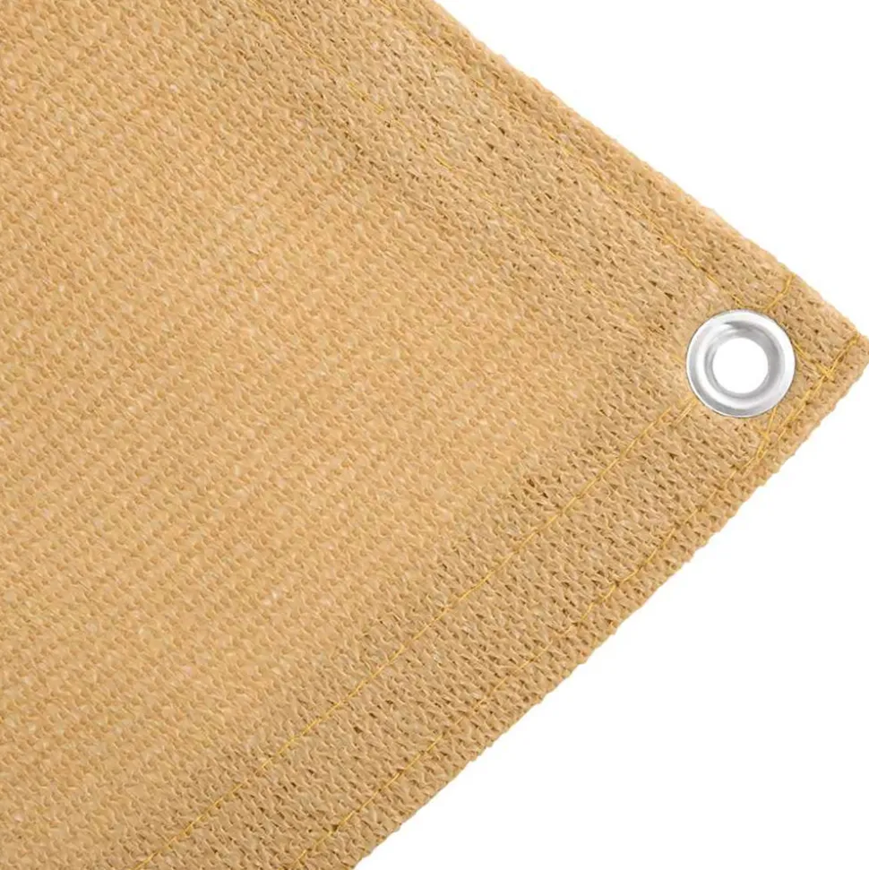 VIDAXL - Tapis de tente sable 250x450 cm pehd