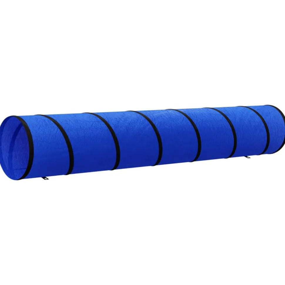 VIDAXL - Tunnel pour chien bleu ø 50x300 cm polyester