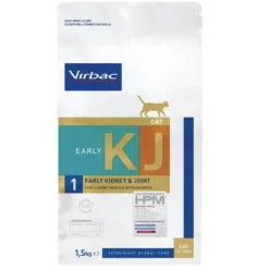 VIRBAC - Croquettes chat - veterinary hpm cat kj1 early kidney joint - virbac 3 kg