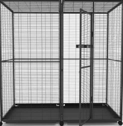 Volière mobile de jardin pour perroquets