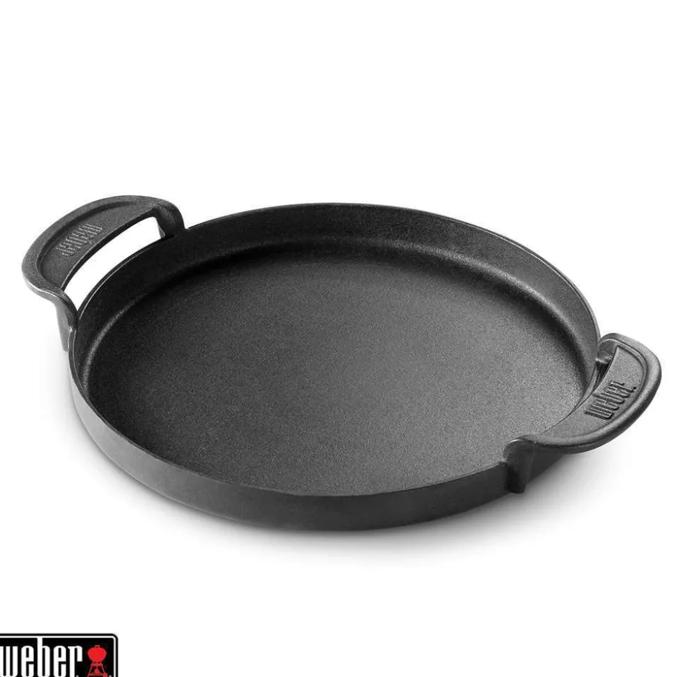 WEBER - Plancha pour barbecue Gourmet en fonte noire - D.57 cm