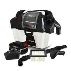 X-PERFORMER - Aspirateur eau et poussière compact brushless sur batterie - xperformer xpvc20libl-10l - batterie 4 ah + chargeur inclus