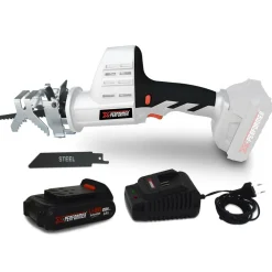 X-PERFORMER - Scie a ebrancher portative 20v - coupe bois et metal-2700 t-min - xperformer xpcbr20li - batterie 2ah et chargeur inclus
