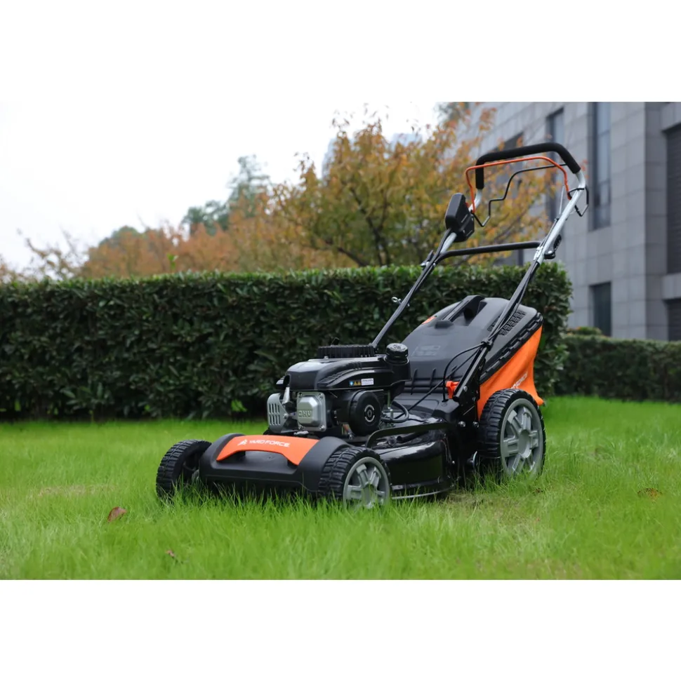 YARD FORCE - Tondeuse thermique tractée, largeur de coupe 51cm