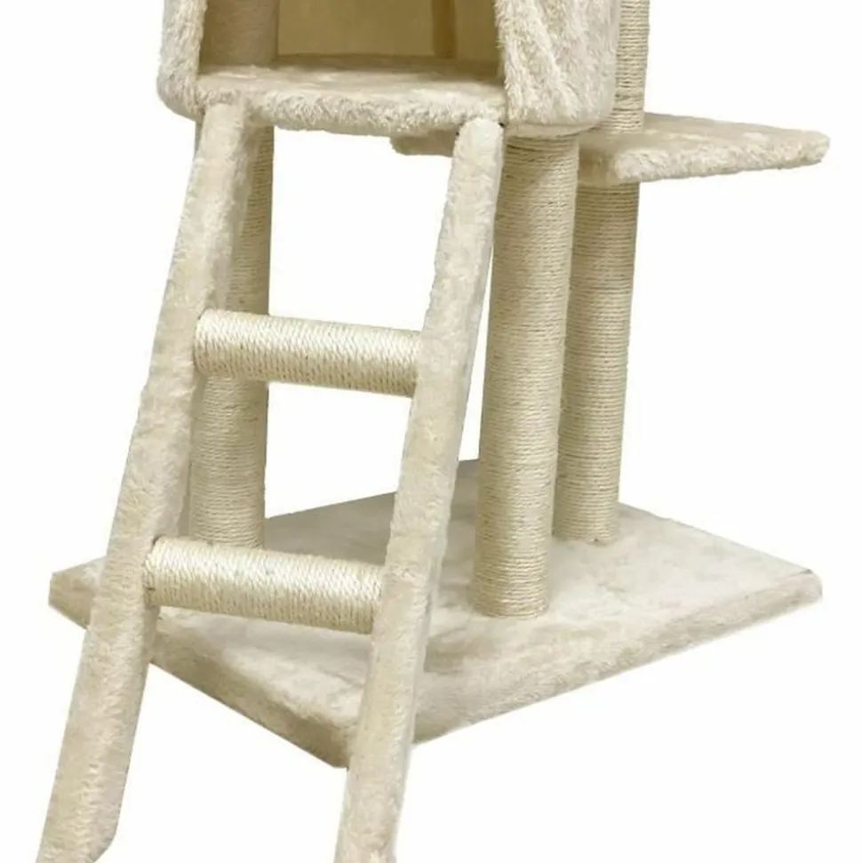 YOUDOIT - Arbre à chat beige 79 x 34 x 138 cm