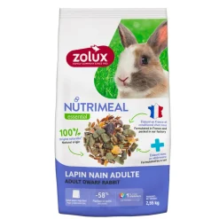 ZOLUX - Aliment composé pour lapin adulte(6 mois et plus) sachet de 2.55 kg