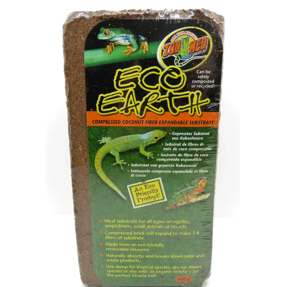 ZOLUX - Fibre de coco compressé 7-8 litres poids 650 g pour reptiles