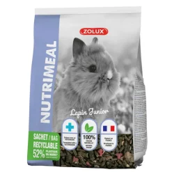 ZOLUX - Granulés lapin nain junior (moins de 6mois) nutrimeal - 800g