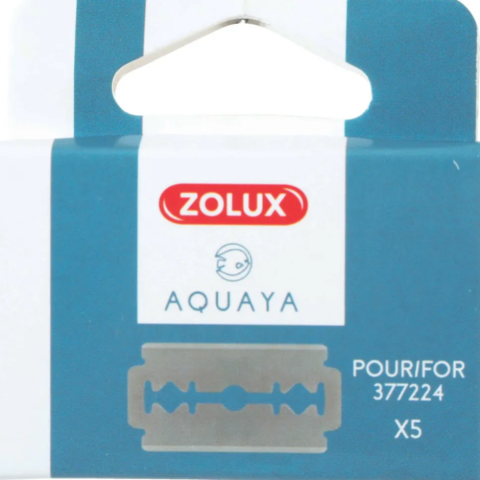 ZOLUX - 5 lames recharge pour racloir 377224 aquarium