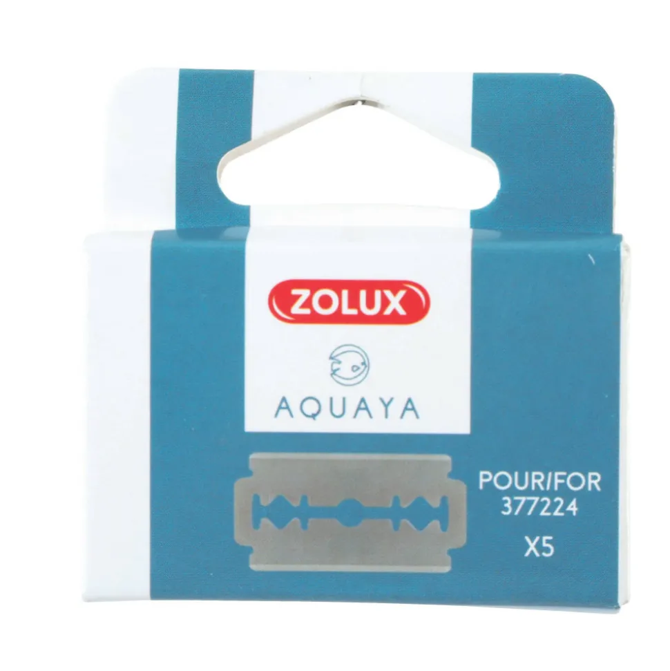ZOLUX - 5 lames recharge pour racloir 377224 aquarium