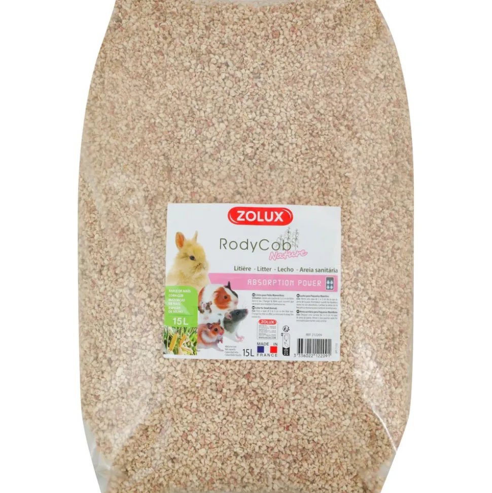 ZOLUX - Litière pour petits mammifères rodycob 15 litres