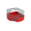 ZOLUX - 1 maison de toilette pour petits rongeurs rody3 couleur rouge taille 14.3 c