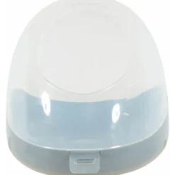 ZOLUX - Maison de toilette pour chinchillas. 19 x 28 x hauteur 19 cm. Couleur grise