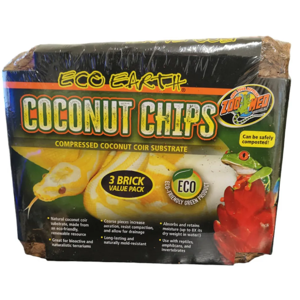 ZOO MED - Nouveaux chips de noix de coco eco earth 1500 gramme