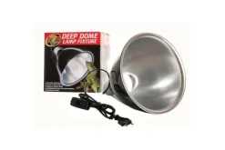 ZOOMED - Support de lampe - deep dom - support d'ampoule chauffante / uvb pour reptiles (lézards, serpents, tortues), amphibiens et inve