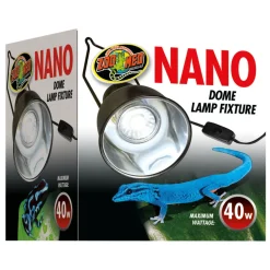 ZOO MED - Support de lampe dôme nano, 40 watts zoo med lf-35e terrarium